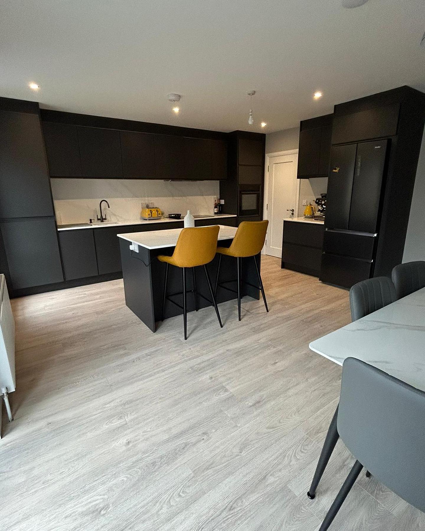 Matt Black with Ochre Accents